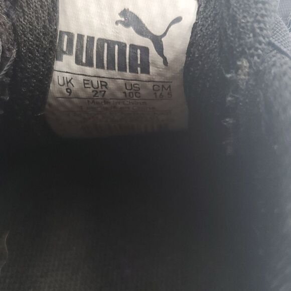 PUMA Suede Hearts Black Sneakers - Size 10C - Picture 7 of 8